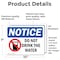Signmission Do Not Drink The Water, 10 in W x Rectangle, Vinyl Decal OS-2PACK-NS-D-710-L-15427 - alternate 6